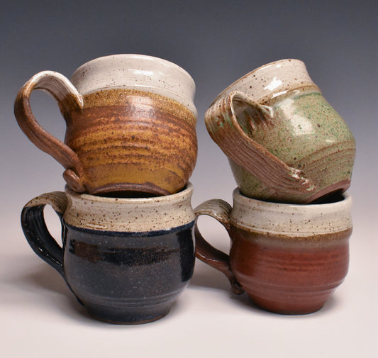 Barnwood Handle Mug Set