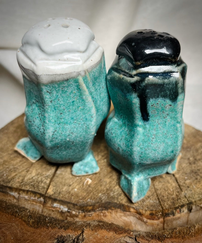 What Goes Up Salt and Pepper Set -Green 1