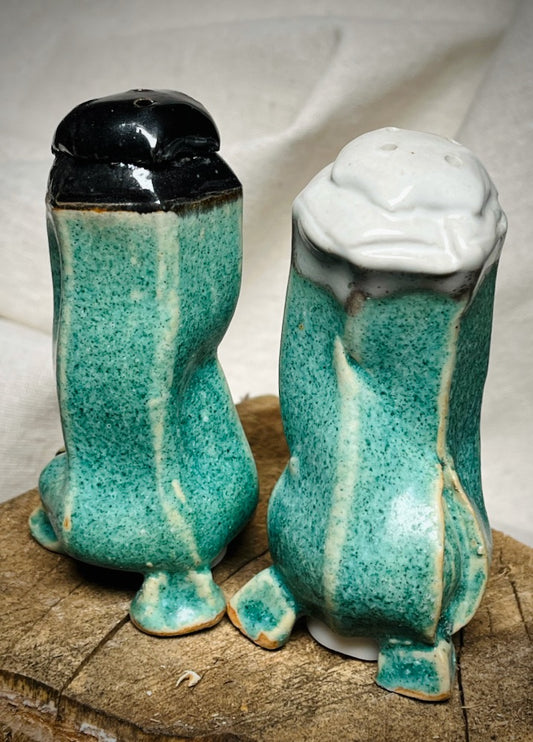 What Goes Up Salt and Pepper Set -Green 2