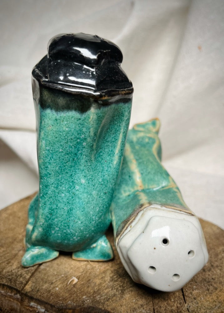 What Goes Up Salt and Pepper Set -Green 4